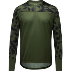 GORE TrailKPR Daily Long Sleeve Shirt Mens utility green/black 
