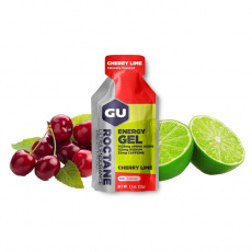 GU Roctane Energy Gel 32 g Cherry/Lime 1 SÁČEK (balení 24ks) exp. 10/22
