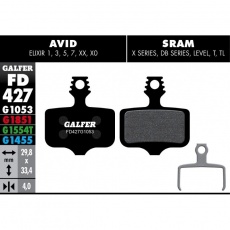 GALFER destičky AVID/SRAM FD427 advanced