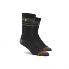 CRANKBROTHERS Icon MTB Sock-black/orange/green L/XL
