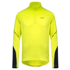 GORE M Mid Long Sleeve Zip Shirt neon yellow/black M