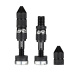 Schrader Quickfill Tubeless Valves | Gen2 | 16-24mm Depth | 2 Pieces | Black
