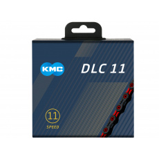 Řetěz KMC X-11-SL DLC , 11 kol ,černo-červený