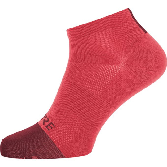 GORE M Light Short Socks-hibiscus pink/chestnut red