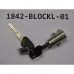 Lock Downtube battery lock left-release (ABUS Art.83624)