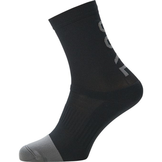 GORE M Mid Brand Socks black/graphite grey 