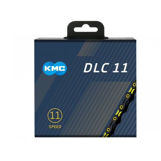 KMC X-11-SL DLC řetěz - 11s, černo-žlutý