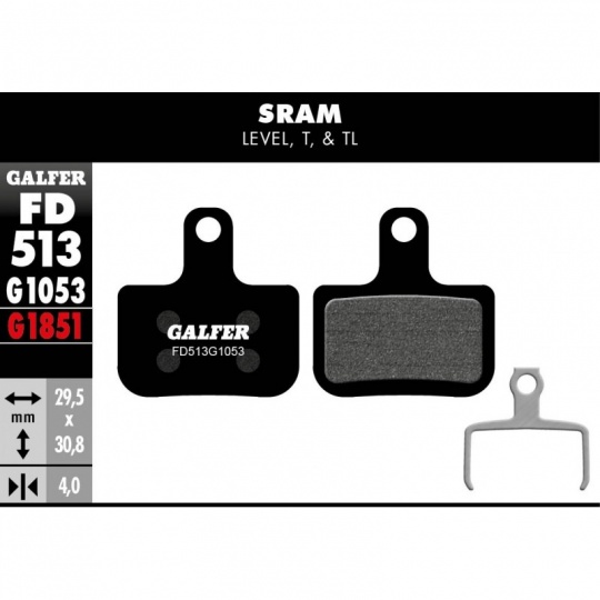 GALFER destičky SRAM LEVEL FD513 ebike