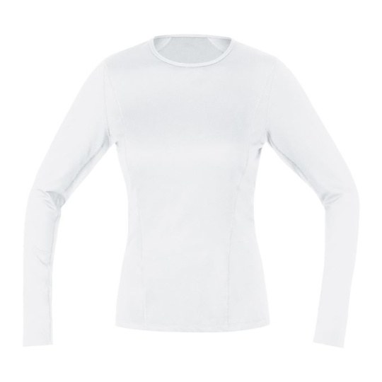 GORE M Women Base Layer Long Sleeve Shirt-white