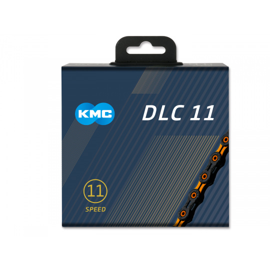 Řetěz KMC X-11-SL DLC , 11 kol ,černo-oranžový