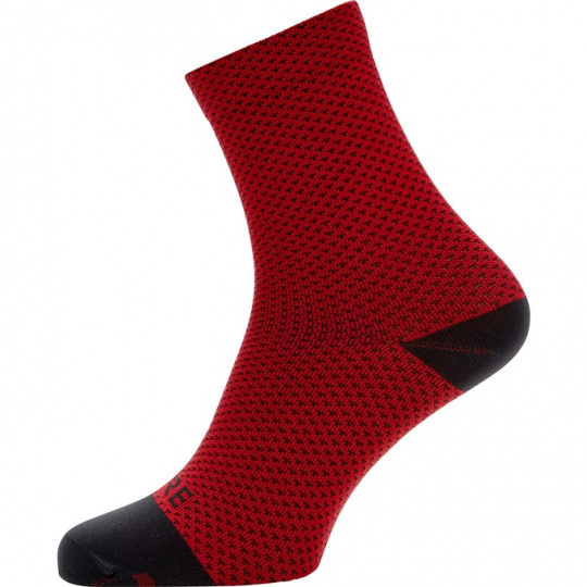GORE C3 Optiline Mid Socks-red/black