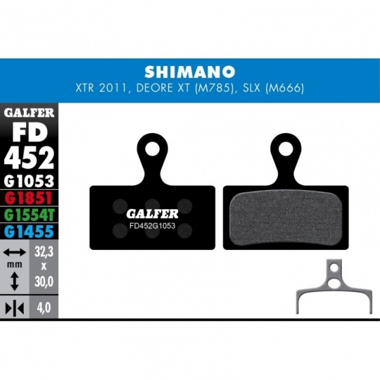 GALFER destičky SHIMANO FD452 standart