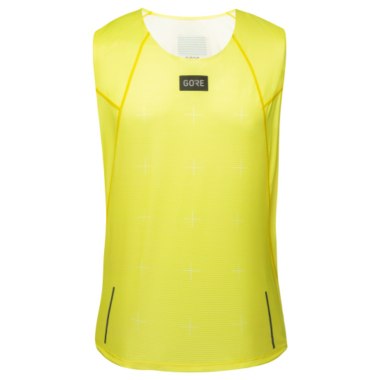 GORE Contest Daily Singlet Mens washed neon yellow 