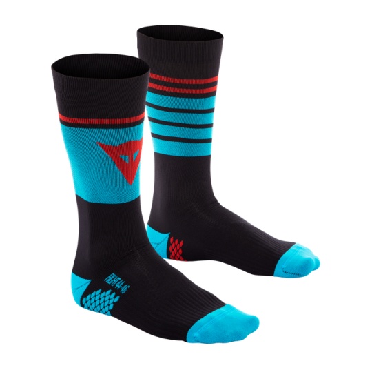 DAINESE ponožky HG SOCKS LIMO/HAWAI-OCEAN/HIGH-RISK-RED