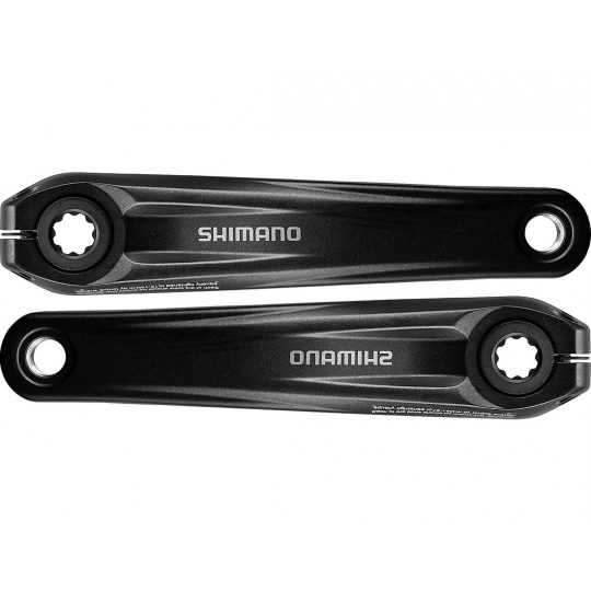 SHIMANO kliky STEPS E8000, logo XT, 170 mm, černé, bez přev.