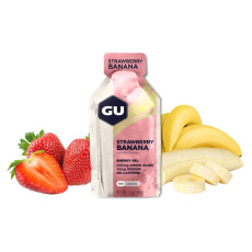 Výprodej-GU Energy Gel 32 g Strawberry Banana AKCE EXP 05/23
