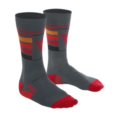 DAINESE ponožky HG HALLERBOS SOCKS dark gray/red