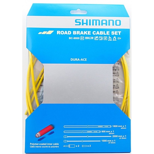 SHIMANO silniční brzdový set BC-9000, žlutý