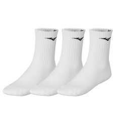 Mizuno Training 3P Socks / White/White/White