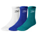 Mizuno Training 3P Socks  / White/Violet Blue/Harbor Blue