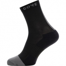 GORE M Mid Socks-black/graphite grey-35/37