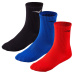 Mizuno Training 3P Socks / Black/T Sea/F Red