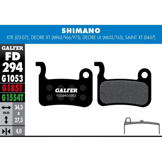 GALFER destičky SHIMANO FD294 standart