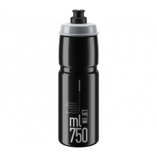 ELITE láhev JET 24' černá/šedé logo, 750 ml