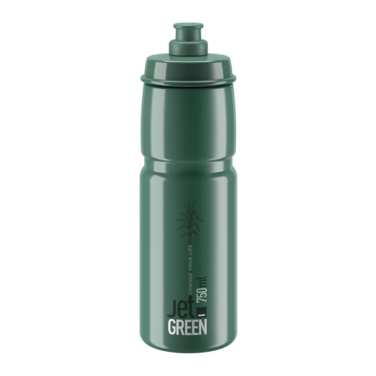 ELITE láhev JET GREEN 24' zelená/bílé logo 750 ml