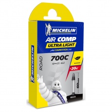 MICHELIN AIR COMP ULTRALIGHT GAL-FV 60MM 700X18/25 125000