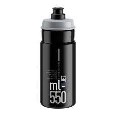 ELITE láhev JET 24' černá/šedé logo, 550 ml