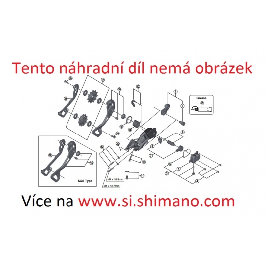 SHIMANO set s lanky řazení pro MTB OT-SP41 OPTISLIC černý