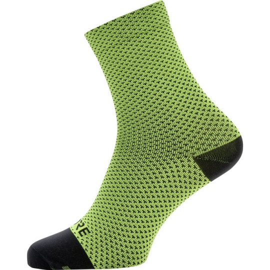 GORE C3 Mid Socks-neon yellow/black