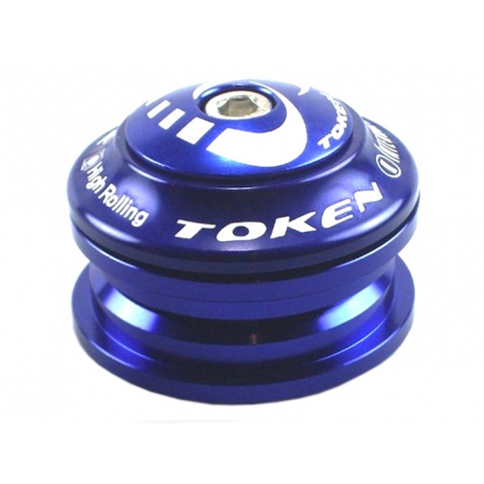 Hlavové složení Token TK011A semi- integrované 1 1/8A-Head ,Alu, modrá