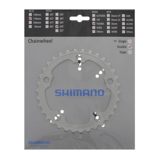 SHIMANO převodník FC4550 34z, stříbrný