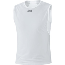 GORE M WS Base Layer Sleeveless Shirt-light grey/white