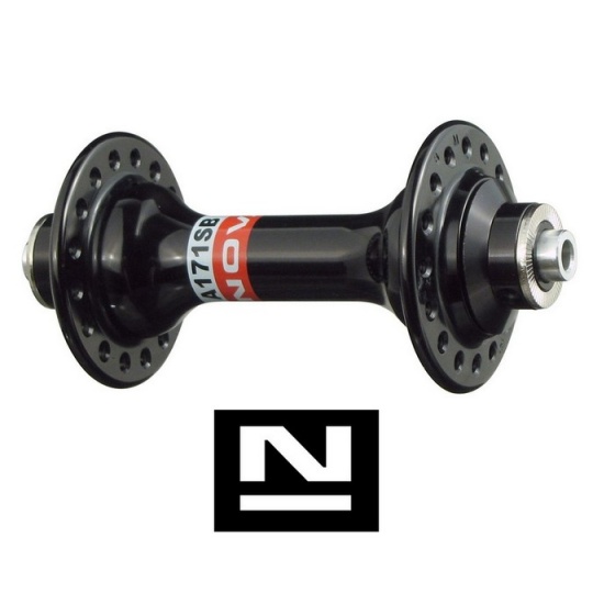 Náboj Novatec A171SB, přední, 20-Děr, černý (N-logo)