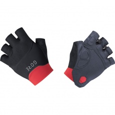 GORE C5 Short Finger Vent Gloves-black/hibiscus pink
