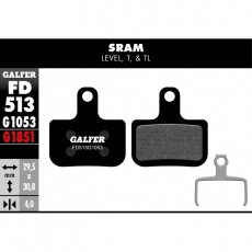 GALFER destičky SRAM LEVEL FD513 standart