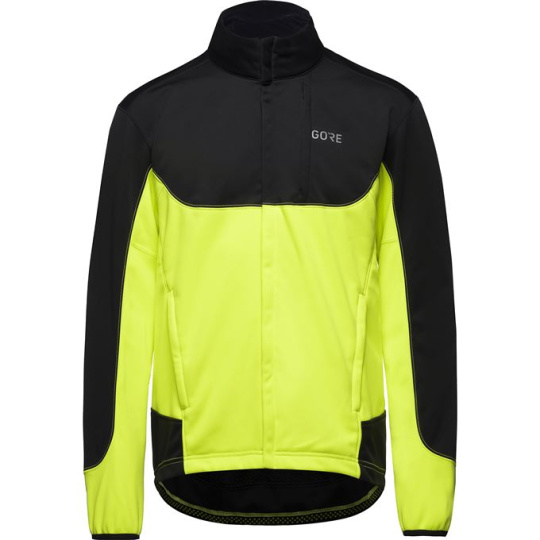 GORE C5 GWS Thermo Trail Jacket black/neon yellow 