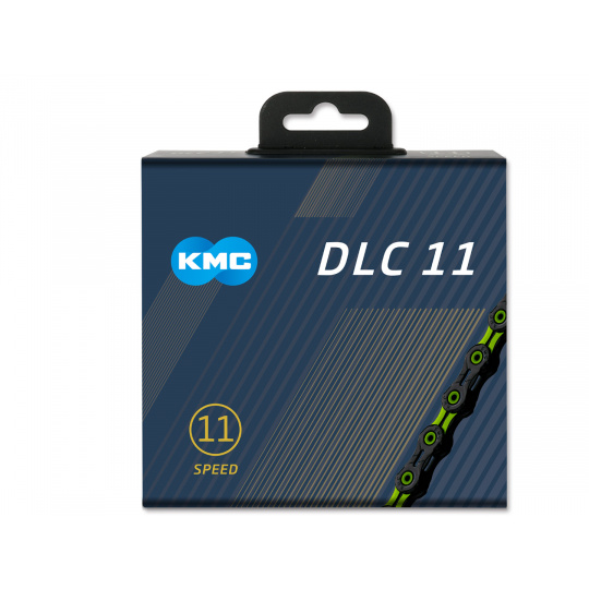 KMC X-11-SL DLC řetěz, 11s, černo-zelený