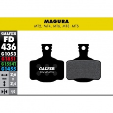 GALFER destičky MAGURA/CAMPAGNOLO FD436 standart
