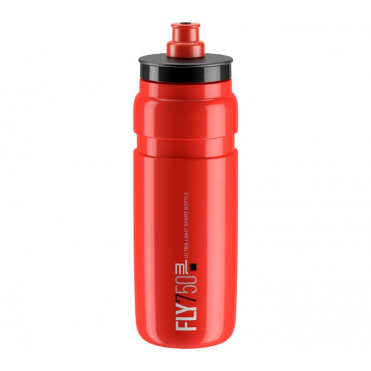 ELITE láhev FLY červená/černé logo, 750 ml